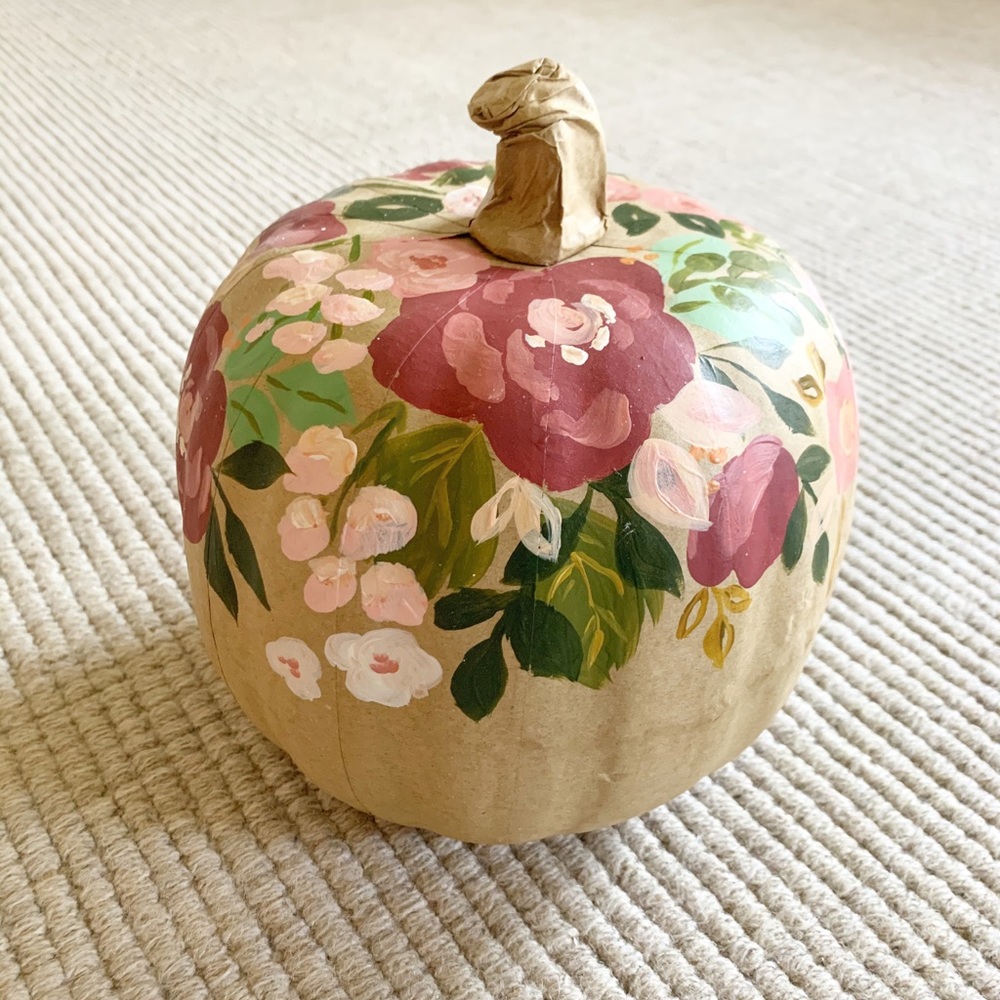 Custom painted pumpkin - Picture 2 of 4